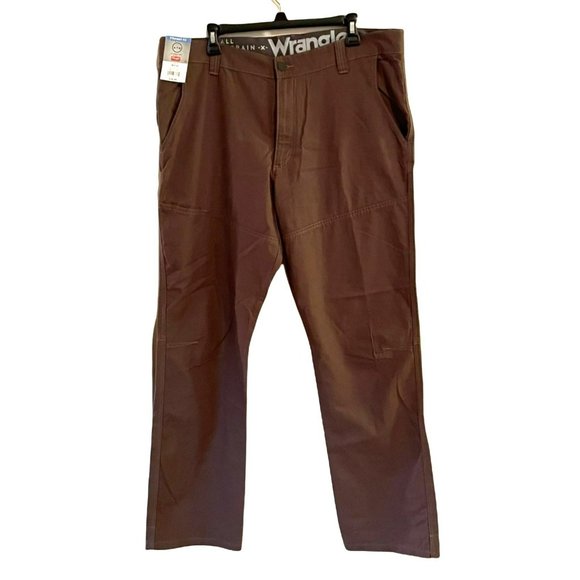 Wrangler Other - Wrangler Rugged Utility Pant Men's 38/32 All Terrain Gear Brown New With Tag